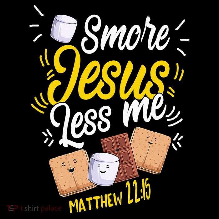 Smore Jesus less me Tent Wilderness Glamping Campfire Nature Tall T-Shirt