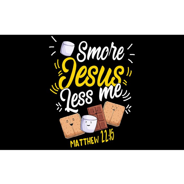 Smore Jesus less me Tent Wilderness Glamping Campfire Nature Bumper Sticker