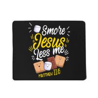 Smore Jesus less me Tent Wilderness Glamping Campfire Nature Mousepad