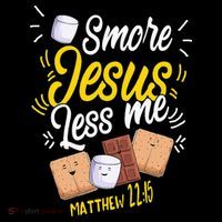 Smore Jesus less me Tent Wilderness Glamping Campfire Nature Baby Bodysuit