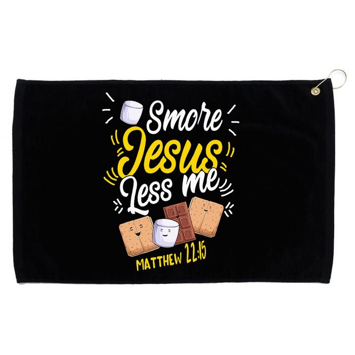 Smore Jesus less me Tent Wilderness Glamping Campfire Nature Grommeted Golf Towel