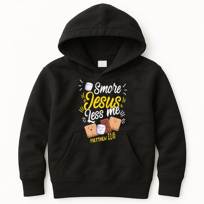 Smore Jesus less me Tent Wilderness Glamping Campfire Nature Kids Hoodie