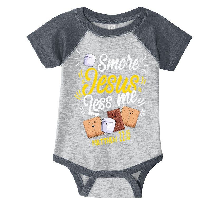 Smore Jesus less me Tent Wilderness Glamping Campfire Nature Infant Baby Jersey Bodysuit