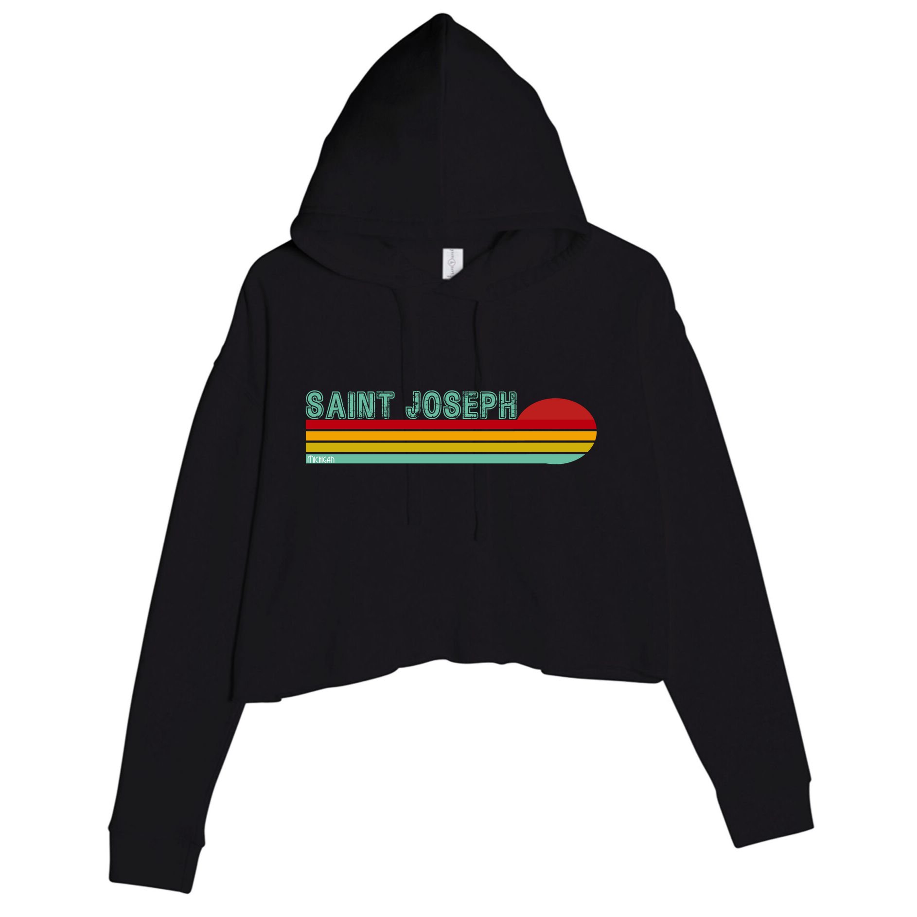 Saint Joseph Michigan Crop Fleece Hoodie