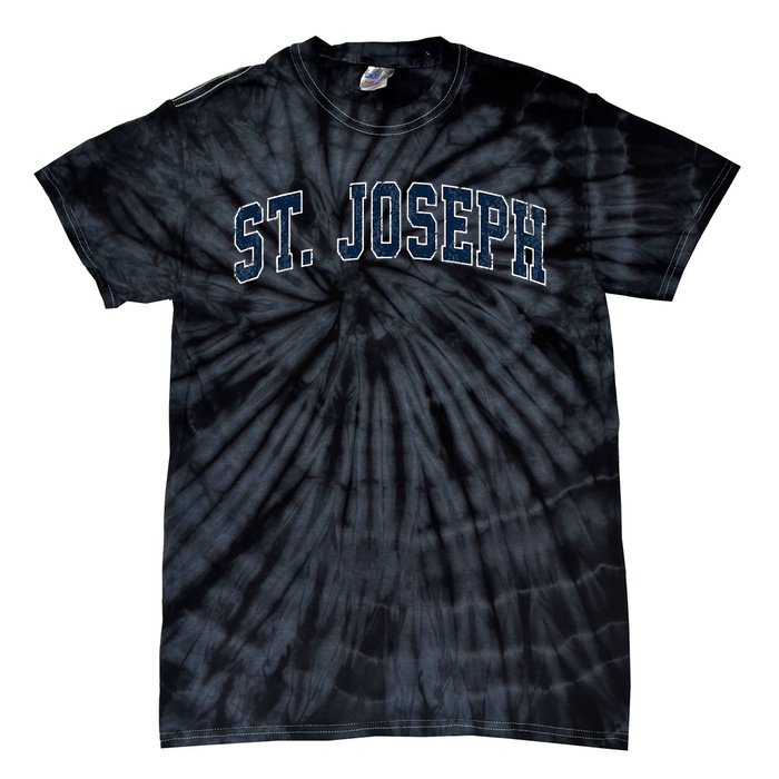 St. Joseph Michigan Mi Vintage Sports Design Design Tie-Dye T-Shirt