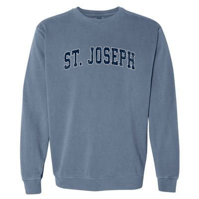 St. Joseph Michigan Mi Vintage Sports Design Design Garment-Dyed Sweatshirt