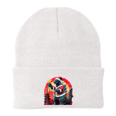 Santazilla Japanese Monster Kaiju Dinosaur Christmas Beanie