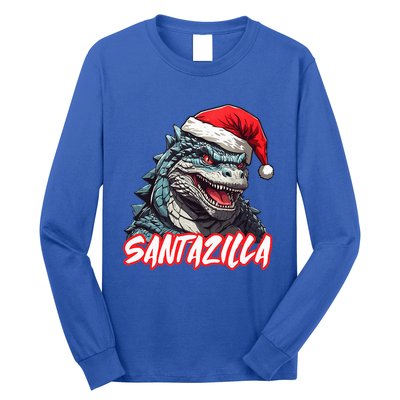 Santazilla Japanese Monster Kaiju Christmas  Long Sleeve Shirt