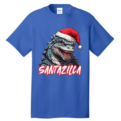 Santazilla Japanese Monster Kaiju Christmas  Tall T-Shirt