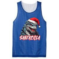 Santazilla Japanese Monster Kaiju Christmas  Mesh Reversible Basketball Jersey Tank