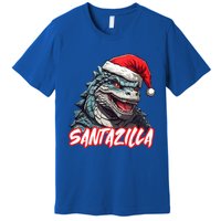 Santazilla Japanese Monster Kaiju Christmas  Premium T-Shirt