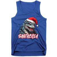 Santazilla Japanese Monster Kaiju Christmas  Tank Top