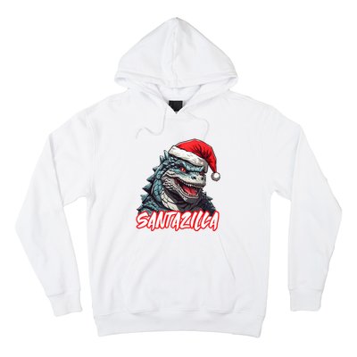 Santazilla Japanese Monster Kaiju Christmas Hoodie