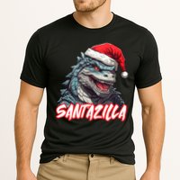Santazilla Japanese Monster Kaiju Christmas Cooling Performance Crew T-Shirt