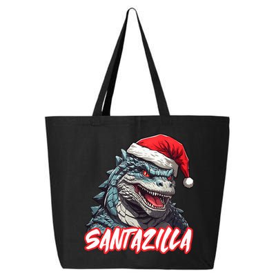 Santazilla Japanese Monster Kaiju Christmas 25L Jumbo Tote