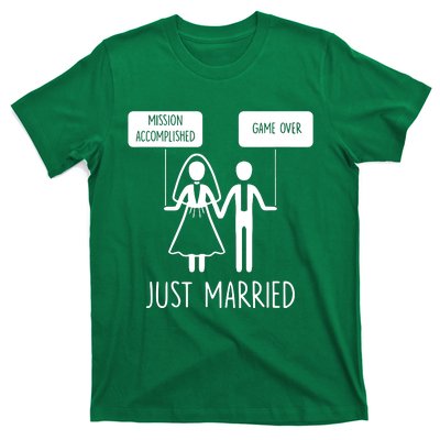 Sayings Just Married Game Over Bride T-Shirt