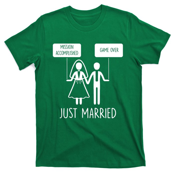 Sayings Just Married Game Over Bride T-Shirt