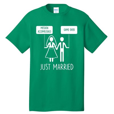 Sayings Just Married Game Over Bride Tall T-Shirt