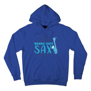 Saxophone Jazz Musician Funny Gift Sax Saxophonist Gift Hoodie