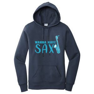 Saxophone Jazz Musician Funny Gift Sax Saxophonist Gift Women's Pullover Hoodie