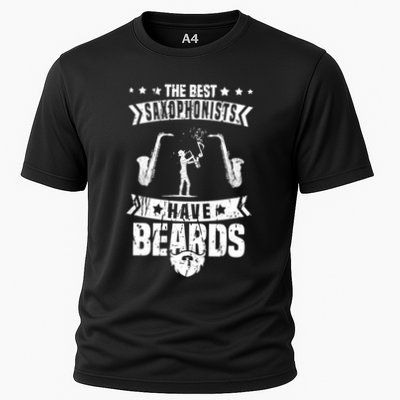 Saxophone Jazz Musician Beard Gift Sax Saxophonist Great Gift Performance Shirt