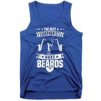 Saxophone Jazz Musician Beard Gift Sax Saxophonist Great Gift Tank Top