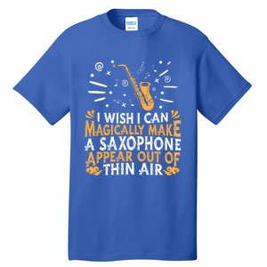 Saxophone Jazz Musician Player Gift Magical Sax Saxophonist Meaningful Gift Tall T-Shirt