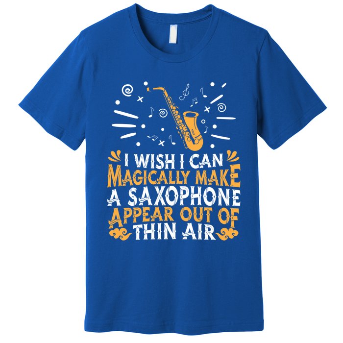 Saxophone Jazz Musician Player Gift Magical Sax Saxophonist Meaningful Gift Premium T-Shirt