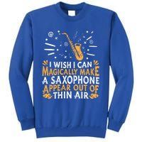 Saxophone Jazz Musician Player Gift Magical Sax Saxophonist Meaningful Gift Tall Sweatshirt