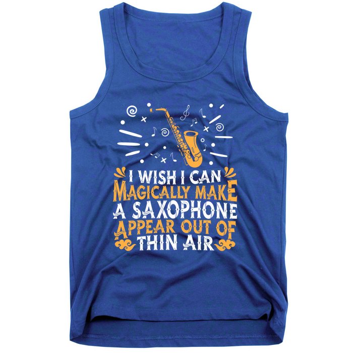 Saxophone Jazz Musician Player Gift Magical Sax Saxophonist Meaningful Gift Tank Top