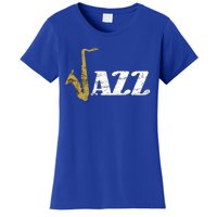 Saxophone Jazz Musician Dad Gift Fathers Day Sax Cool Gift Women's T-Shirt