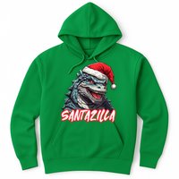 Santazilla Japanese Monster Kaiju Christmas Hoodie