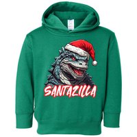 Santazilla Japanese Monster Kaiju Christmas Toddler Hoodie
