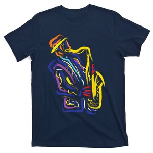 Saxophonist Jazz Musician Gift Idea Saxophone T-Shirt