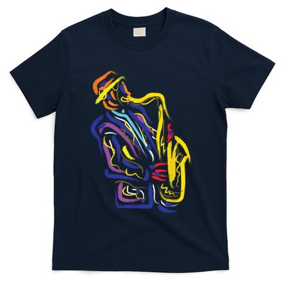 Saxophonist Jazz Musician Gift Idea Saxophone T-Shirt