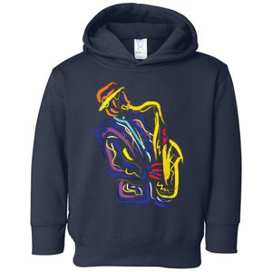 Saxophonist Jazz Musician Gift Idea Saxophone Toddler Hoodie