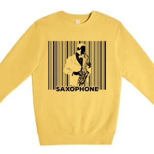 Saxophonist Jazz Music Musician Sax Funny Gift Saxophone Gift Premium Crewneck Sweatshirt