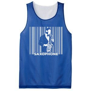 Saxophonist Jazz Music Musician Sax Funny Gift Saxophone Gift Mesh Reversible Basketball Jersey Tank