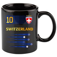 Switzerland Jersey Number ten Swiss Futebol Soccer 11oz C Handle Ceramic Mug