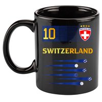 Switzerland Jersey Number ten Swiss Futebol Soccer 11oz C Handle Ceramic Mug