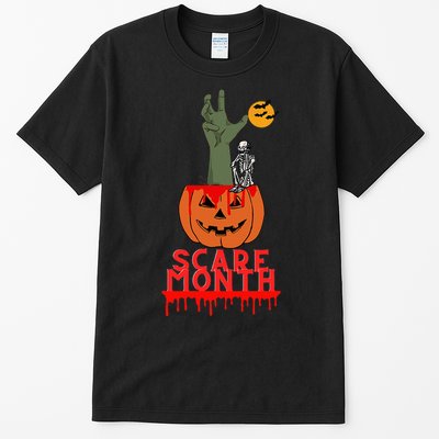 Spooky Jack O Lantern Tall T-Shirt