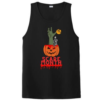 Spooky Jack O Lantern PosiCharge Competitor Tank