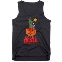 Spooky Jack O Lantern Tank Top