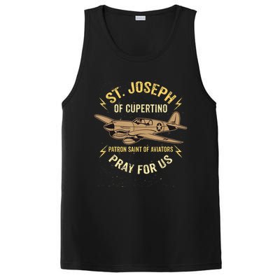 St. Joseph Of Cupertino Patron Saint Of Pilots Aviators Men PosiCharge Competitor Tank