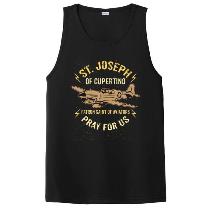 St. Joseph Of Cupertino Patron Saint Of Pilots Aviators Men PosiCharge Competitor Tank