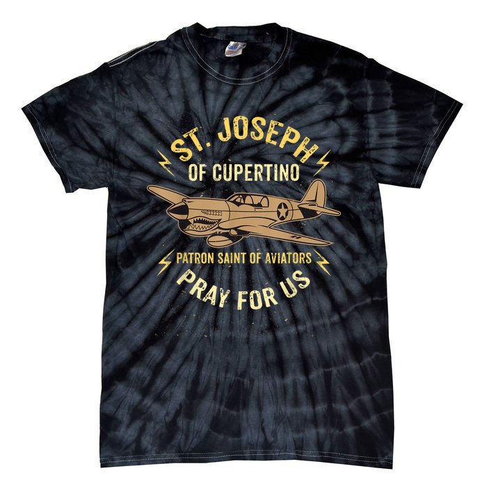 St. Joseph Of Cupertino Patron Saint Of Pilots Aviators Men Tie-Dye T-Shirt