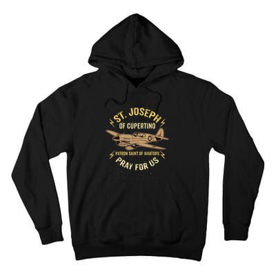 St. Joseph Of Cupertino Patron Saint Of Pilots Aviators Men Tall Hoodie