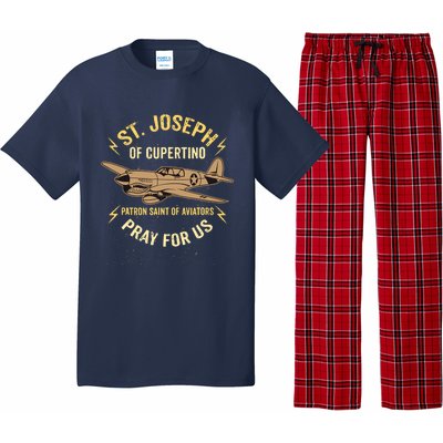 St. Joseph Of Cupertino Saint Of Pilots Aviators Pajama Set