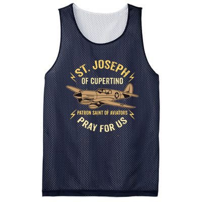 St. Joseph Of Cupertino Saint Of Pilots Aviators Mesh Reversible Basketball Jersey Tank