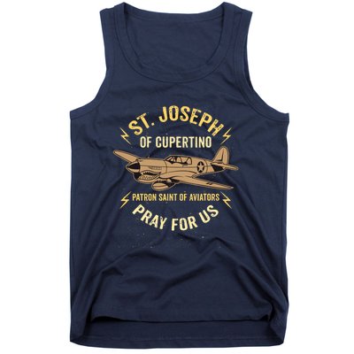 St. Joseph Of Cupertino Saint Of Pilots Aviators Tank Top